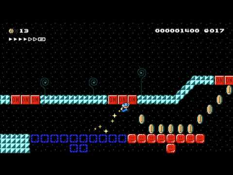 ONOFF×POW Speed run! :20seconds by くするど - Super Mario Maker 2 - No Commentary 1bz