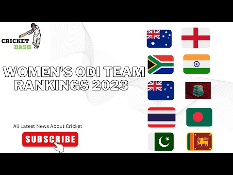 ICC Women's ODI Team's Rankings 2023/women's ODI Team's Ranking 2023/women's ranking 2023