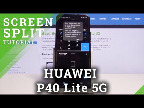 Huawei P40 Lite 5G How to Split Screen