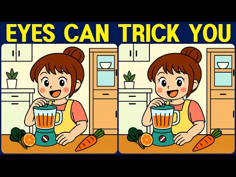 [Spot the Difference Brain Training] Find them all and prove your smartness.