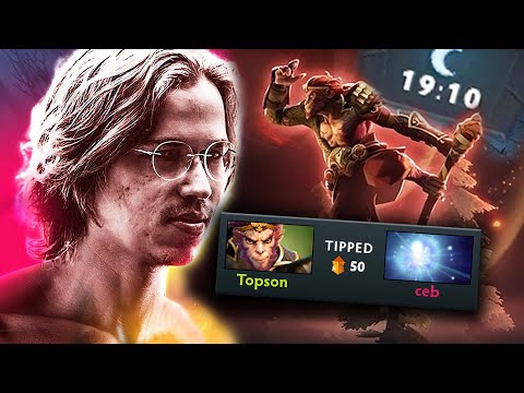 This is Topson's FLAWLESS WEAPON against Ceb's IO