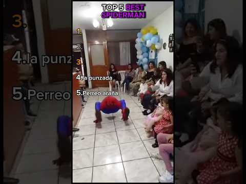 TOP 5 MEJORES SPIDERMAN 🤣🕸️ #shorts #shortsvirales #spiderman