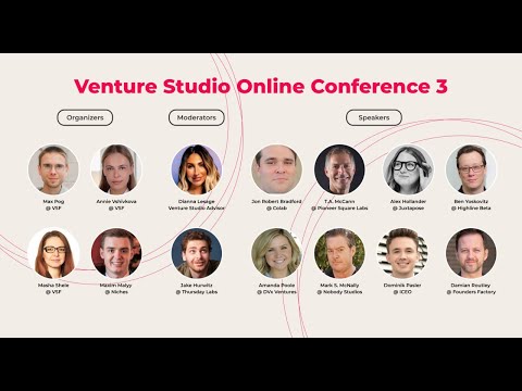 Venture Studio Online Conference 3