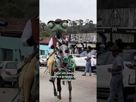Cavalhadas de Corumbá de Goiás! #rango #arte #corumba #escultura #viral