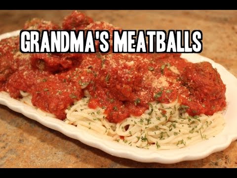 Grandma's Authentic Italian Meatballs and Sauce