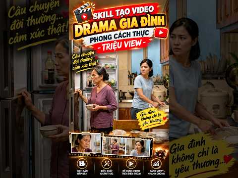 Skill Tạo Video Drama Gia Đình Phong Cách Thực