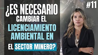 #11 ¿Es necesario cambiar el licenciamiento ambiental en el sector minero?