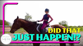 JULIA DID IT! | SCHOOLING FOR OUR FIRST DRESSAGE & JUMPER HORSE SHOW | VLOG