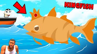 I Caught KING OF FISHES, THE KINGFISH in Cat Goes Fishing with SHINCHAN CHOP | Shark Fish Game Hindi