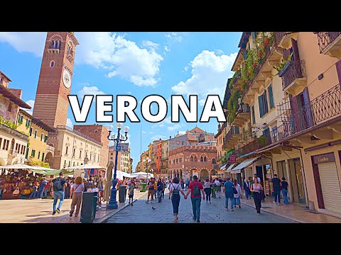 Verona, Italy Walking Tour – Explore Highlights in 4K