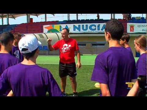 28/06/12 – Bartual, Unanua y «Tubo» Fernández en el IV Campus Soloporteros de La Nucía.