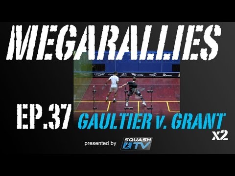 Squash : MegaRallies - Gregory Gaultier v Adrian Grant - EP.37