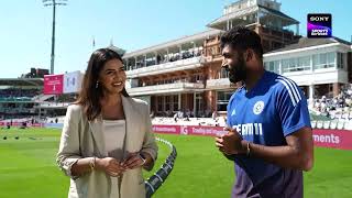 "Extraaa Innings" | ENG vs IND 3rd Test | Jasprit Bumrah's interview with Sanjana Ganesan
