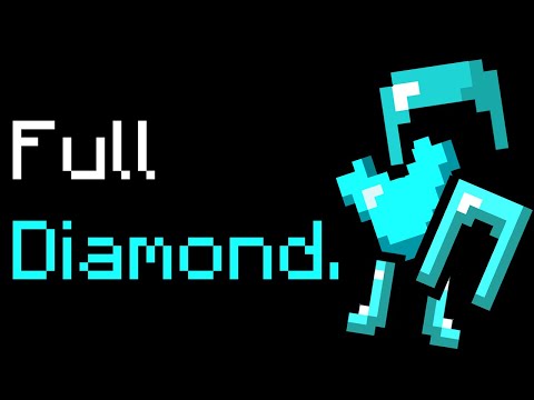 Unbelievable Speedrun: Full Diamond Armor in Hardcore Minecraft!