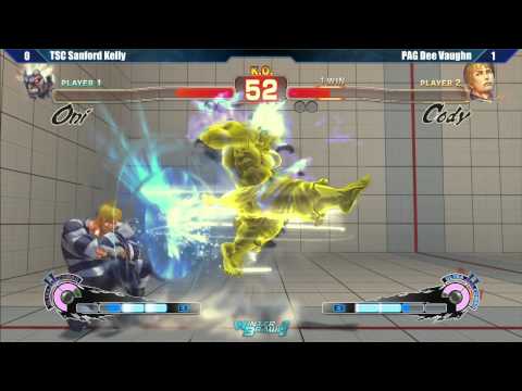 Winter Brawl 9 - USF4 - Top 32 - TSC Sanford Kelly (Oni) vs PAG Dee Vaughn (Cody)