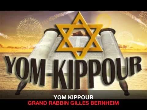 Yom Kippour par le Grand Rabbin Gilles Bernheim
