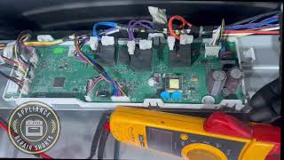 GE Dryer No Display — Display Has No Power, Not Turning On, Testing and Replacing Board, GFD55ESSN1WW