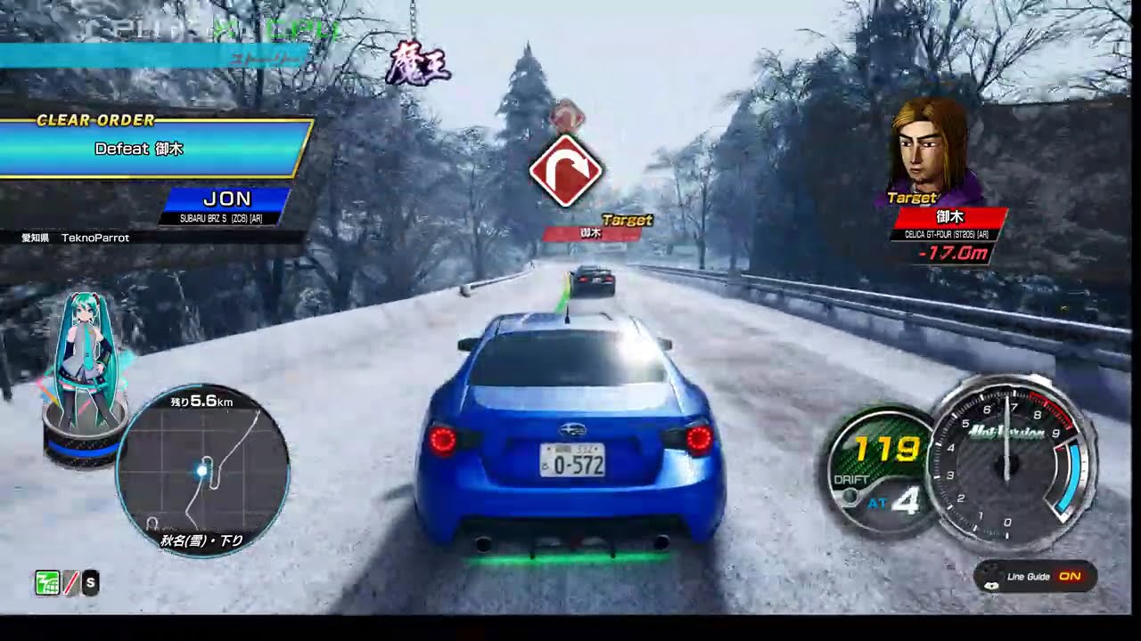 SEGA INITIAL D THE ARCADE - SEASON 5 2025 VER = STORY MODE CHAPTER 1 - LEVEL 6 - 4K UK ARCADES TP