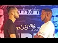 ZURDO RAMÍREZ COMES FACE TO FACE WITH SMILING SULLIVAN BARRERA IN FIRST FACE OFF IN LOS ANGELES