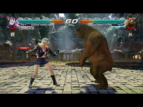 264_5 Kunimitsu Ryona (Anakin x24) vs (kram) Kuma - Tekken 7 Online sin Grafica