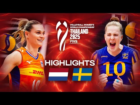 Netherlands 🇳🇱 vs. Sweden 🇸🇪 - Highlights | Women's World Championships 2025