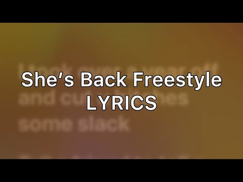 Diamond Dondada - SHE’S BACK FREESTYLE [LYRICS]