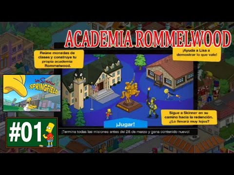 Los Simpson Springfield "Capítulo 1 - Evento: Academia Rommelwood" por Tony