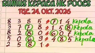 PREDIKSI HK POOLS SABTU 24 OKTOBER 2026 | RUMUS HONGKONG POOLS | BOCORAN TOGEL H