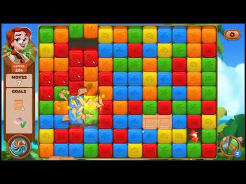 Lost Island Blast Adventure Level 184 - NO BOOSTERS 🏝️ | SKILLGAMING ✔️