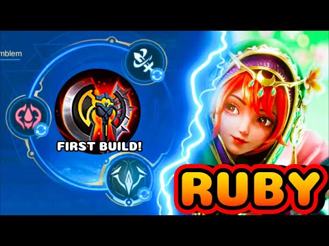OP RUBY MVP GAMEPLAY BUILD & EMBLEM | MLBB