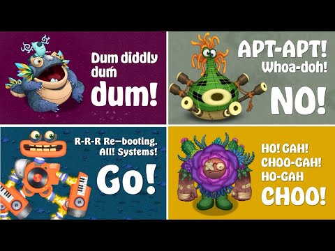 Complete Lyrics Guide for My Singing Monsters - All Monsters & Rares | MSM