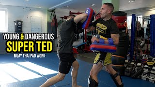 Young & Dangerous - Teodor Egriderliev Muay Thai Pad Work | Siam Boxing