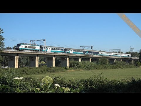 InterCity Notte 770 Trieste - Roma running in Settebagni