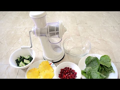 Fruit hand juicer machine review