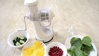Does It Work? Fruit and Vegetable Hand Juicer