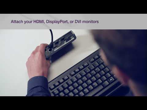 Targus USB 3.0 Dual Video Docking Station - DOCK120AUZ