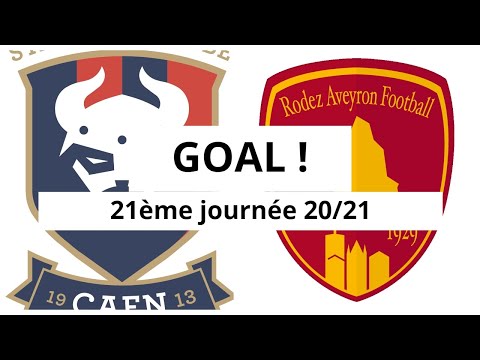 Caen - Rodez AF [0-(1)] GOAL 3' (Pierre Bardy) 21ème journée 2020/21