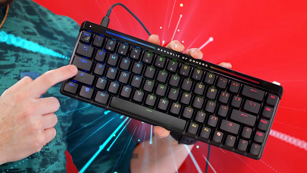 Checking out the new ASUS ROG Falchion ACE HFX Keyboard!