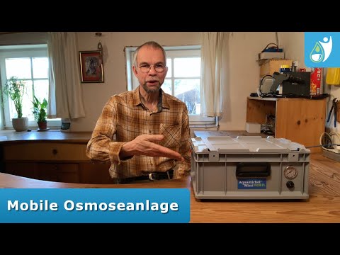 Eine mobile Osmoseanlage für die Reise und für Zuhause