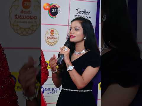 Amar Saying Parledu andi 😂 | ZTKA23 Pink Carpet #shorts | Zee Telugu