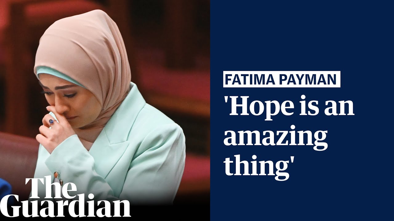 First Hijabi Western Australia Senator Fatima Payman's Speech