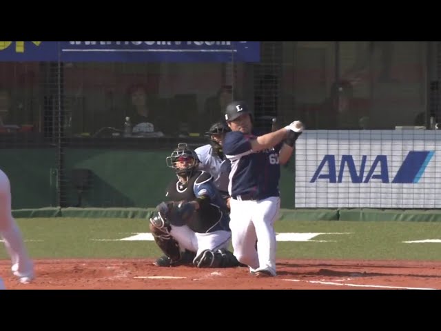 【5回表】ライオンズ・中村 レフト前へ勝ち越しタイムリー‼ 2019/8/27 F-L