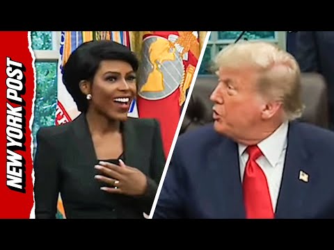 Trump left in awe by 'beautiful' reporter: 'Could be the end of my political career'