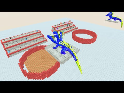 All Units Jump With and Without Dynamic - Animal Revolt Battle Simulator