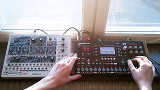 Video thumbnail for Roland SH-32 + Octatrack - Cover of "Sun in your eyes" by Above and Beyond. by Oatmealplz