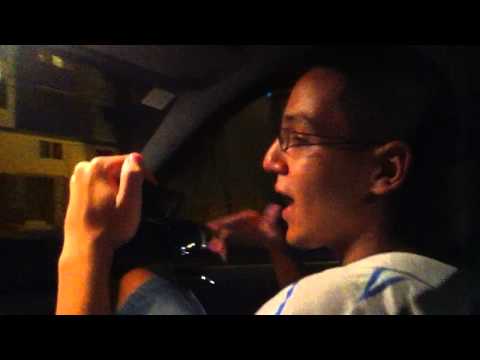 Rap freestyle in the car with the homies (2-fek)