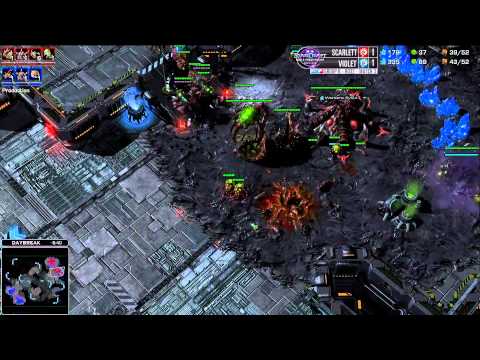 Starcraft 2 Violet vs Scarlett Game 3