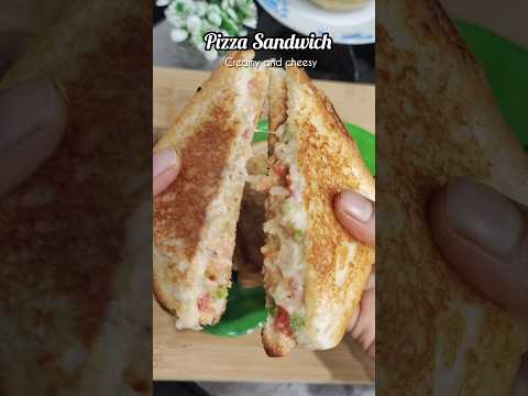 pizza sandwich 🥪 juicy and cheesy😋#shorts#sandwich #recipe