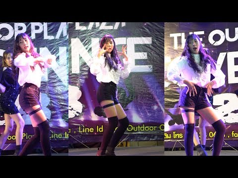 180825 (G)E-DEN cover (G)I-Dle (Ged as Yuqi) - La Ta Ta @ The outdoor plaza cover dance