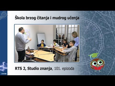 Brzo citanje i mudro ucenje - kreativnost naspram inovativnosti; 101. emisija 'Studio znanja'